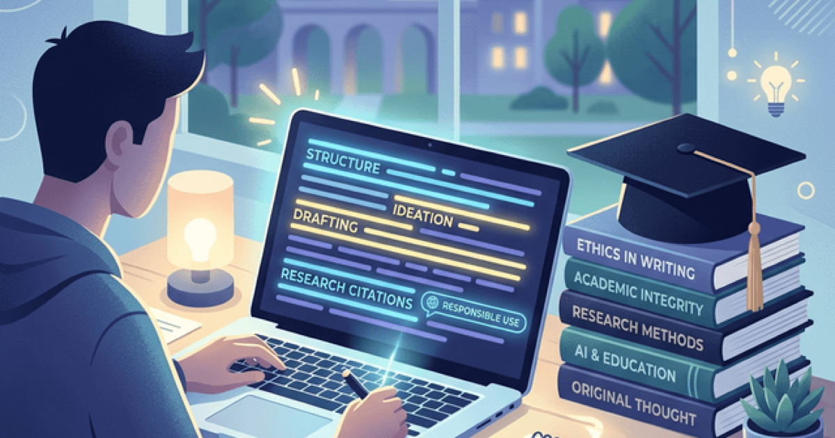 학술 분야에서 AI 글쓰기 도구를 책임감 있게 사용하는 방법