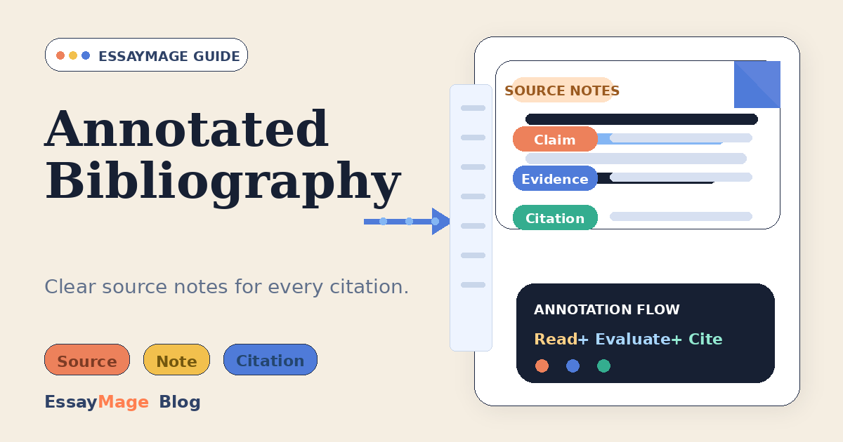 Biography Blog How to Write an Annotated Bibliography: A Student Guide | EssayMage